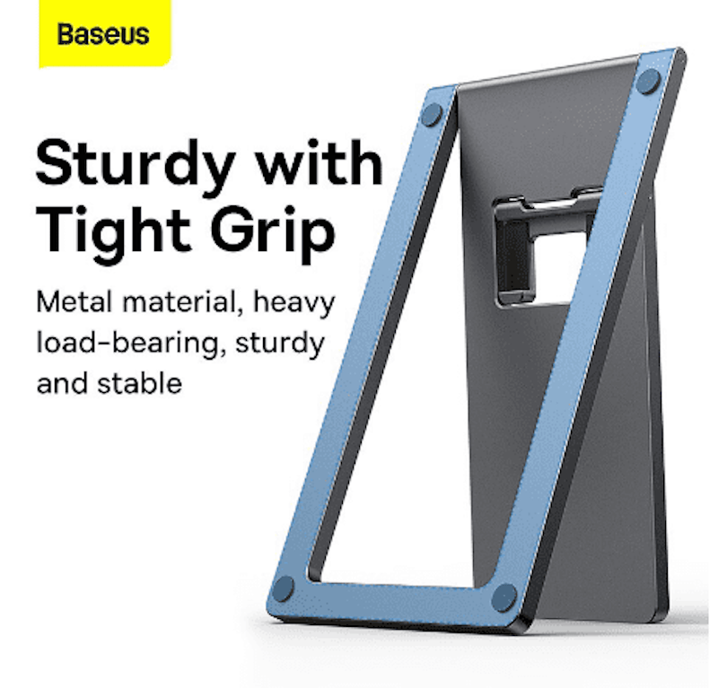 Foldable Metal Phone Holder Stand Dudukan Universal Ipad Tablet 2