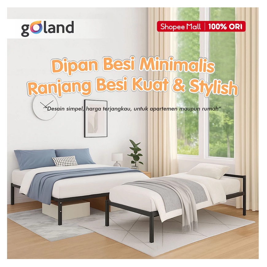 Sinar Raja Indonesia Goland Dipan Besi Minimalis