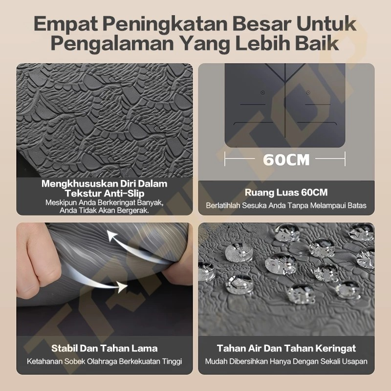 TrailTop Matras Yoga Premium 8 mm Motif 2