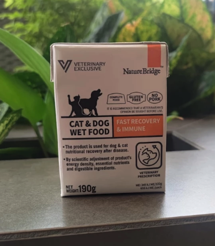 Nature Bridge Cat & Dog Wet Food Fast Recovery and Immune 3