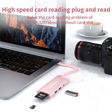 GOOJODOQ 7-in-1 Multifunction USB-C Hub Docking Station