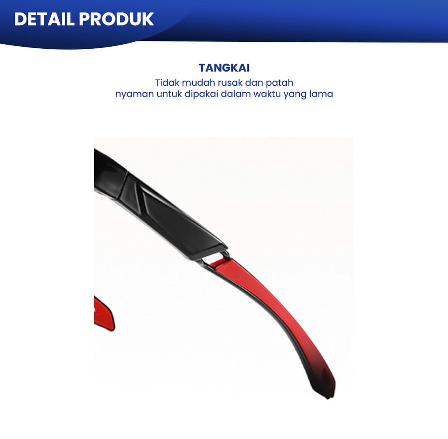  IOOI Eyewear Kacamata Running Sunglasses Sport Outdoor Blue C4 63793