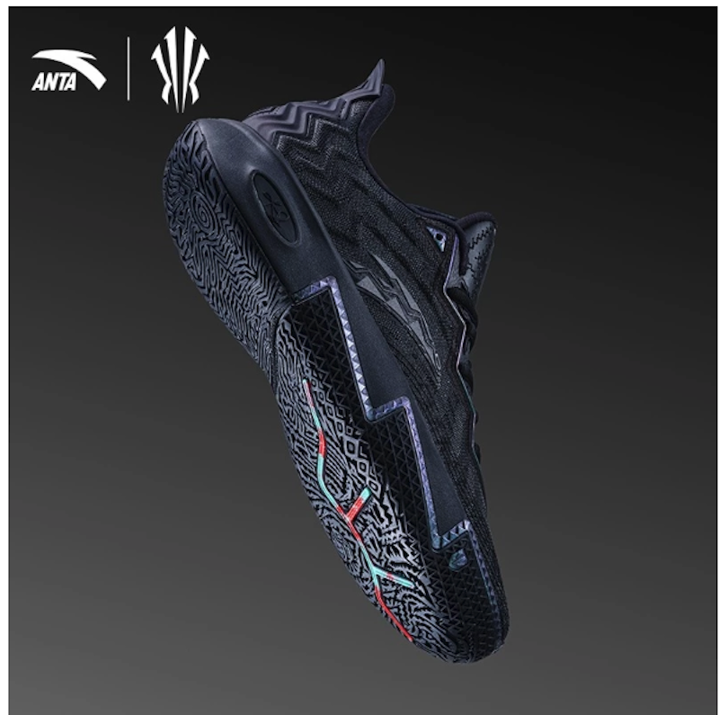 ANTA Men KAI 2 Triple Black 4