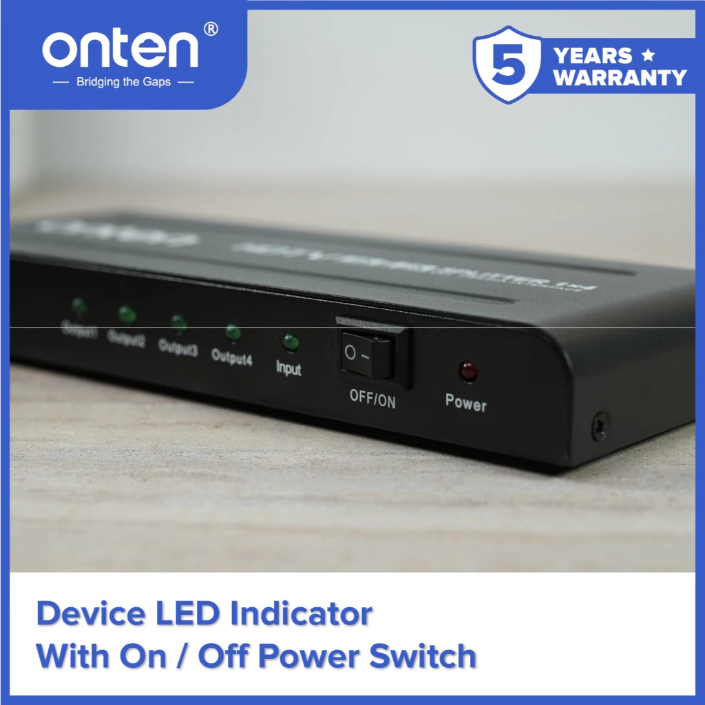 Onten HDMI Splitter 1X4 4