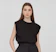 Shop At Velvet Deus Shoulder T-Shirt Black 1