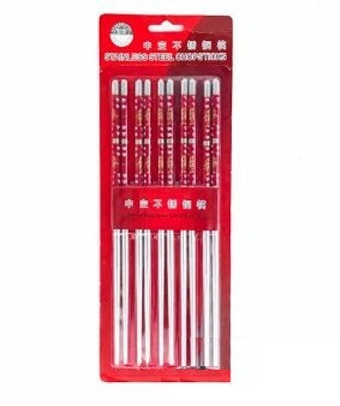 Stainless Steel Chopsticks Decorated 1