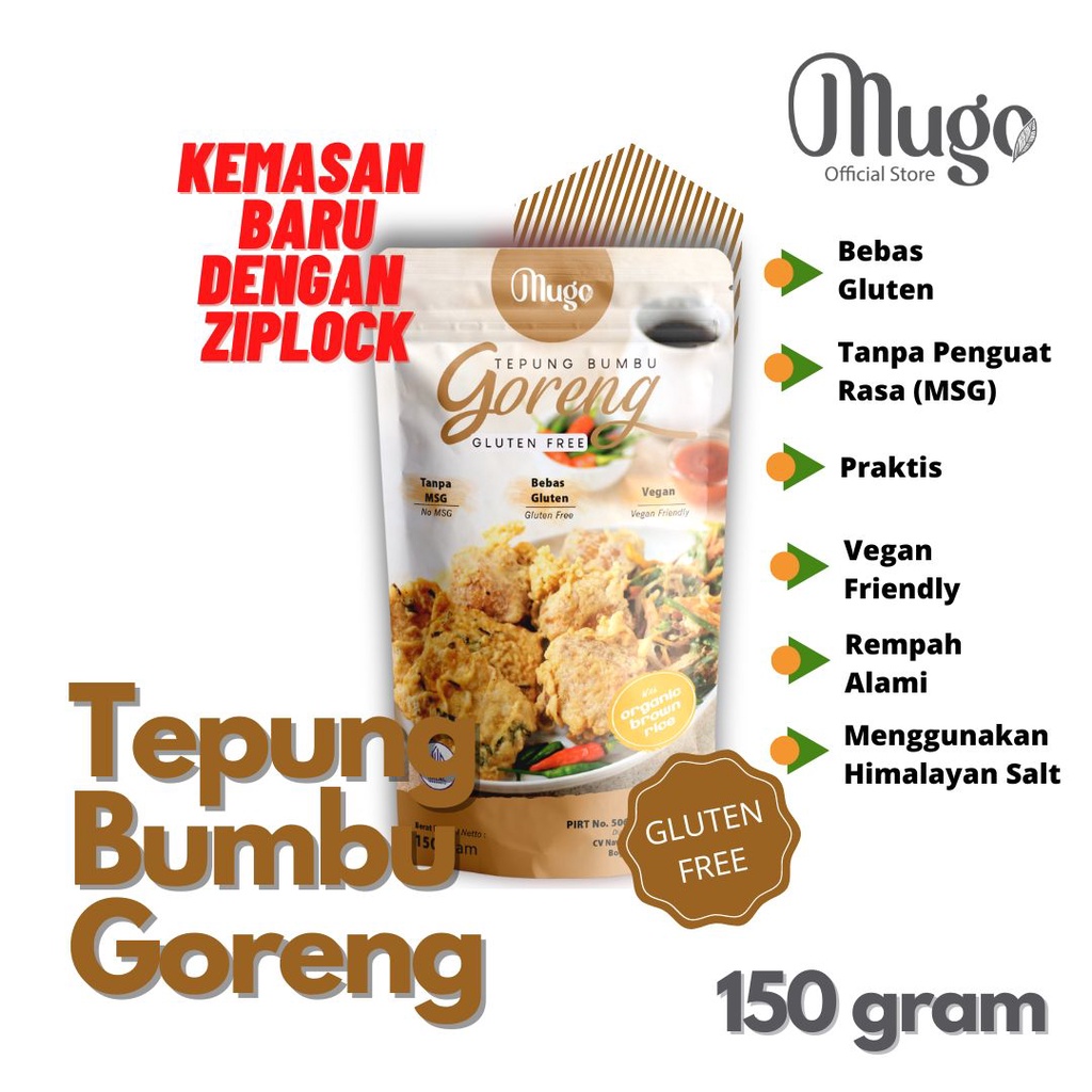 Mugo Tepung Bumbu Gorengan Gluten Free Non MSG