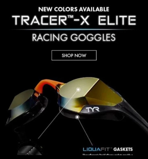TYR Sport TYR Adult Tracer-X Elite Mirrored Racing Goggles
