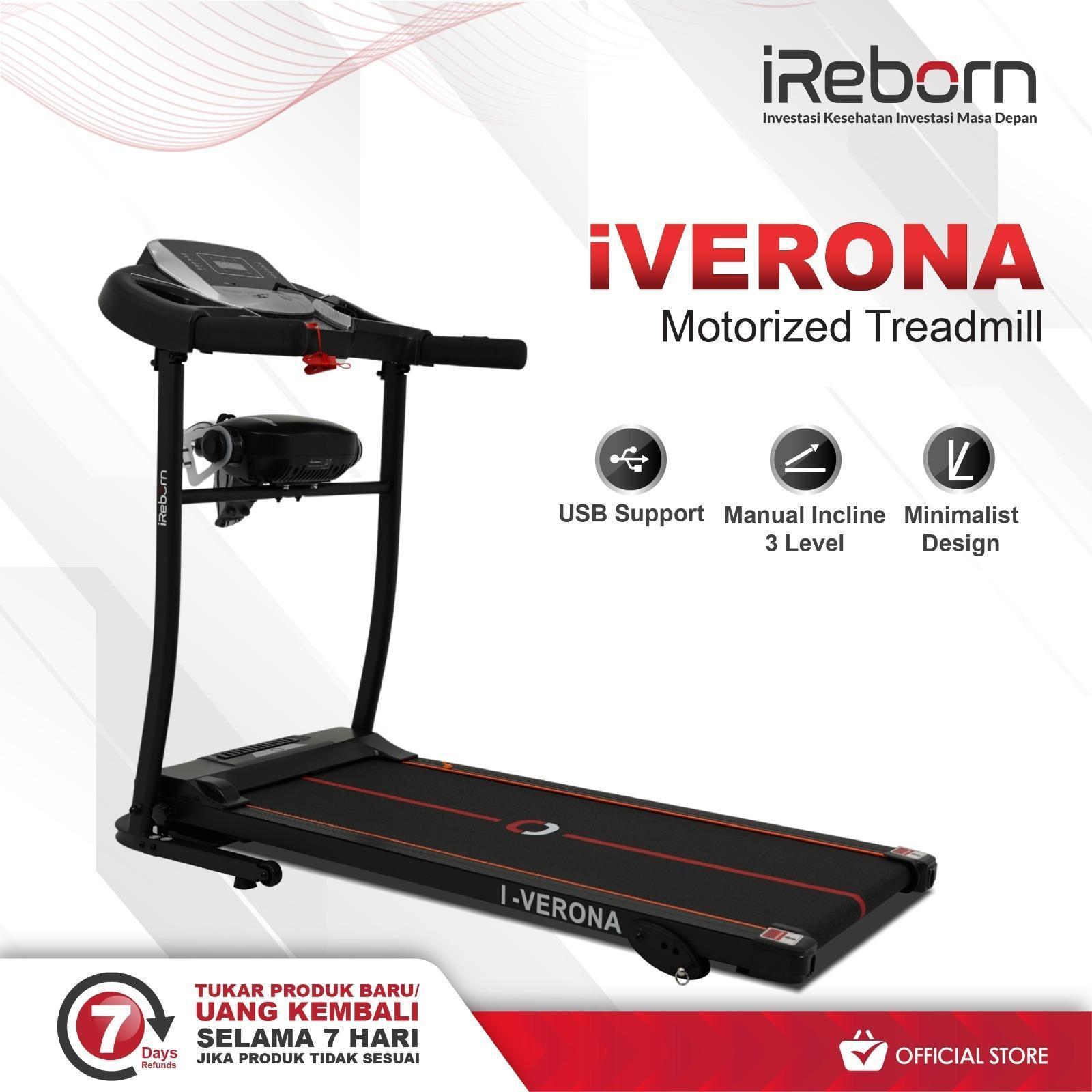 TRIJAYA SPORTECH iReborn iVerona Motorized Treadmill