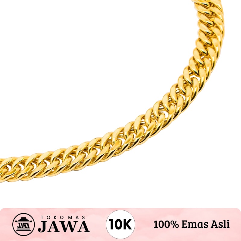 Gelang Bracelet Emas Hollow Cut 10K 3