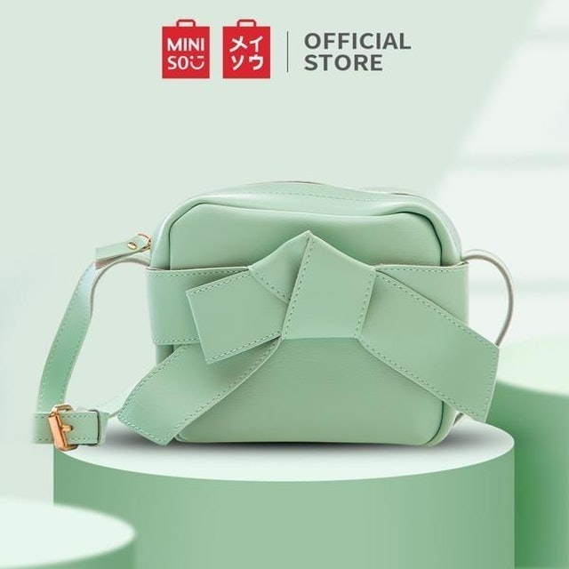 Miniso  Tas Selempang Wanita Bow 