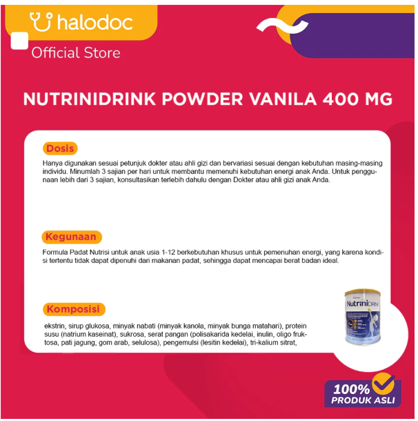 Nutrinidrink Powder Vanilla 2