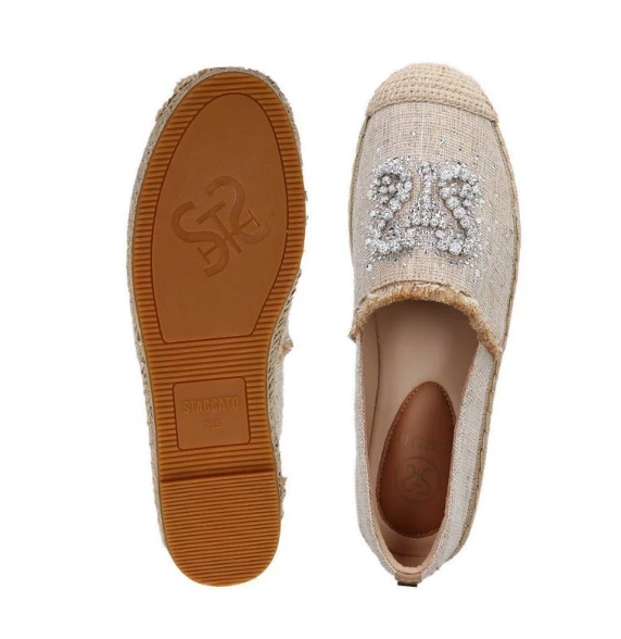 Lai Wah Footwear Company Staccato Women's Espadrilles Flats Apricot 9UA05-AP1