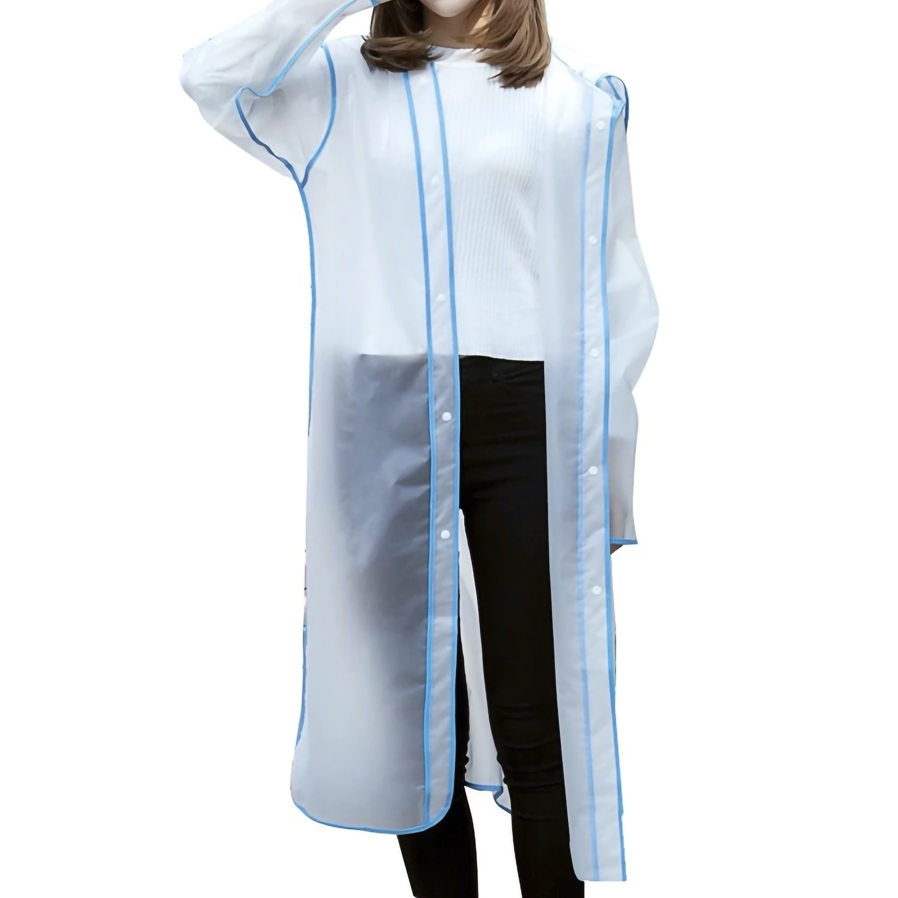  Suksestech Jas Hujan Korea Style Transparan 80927