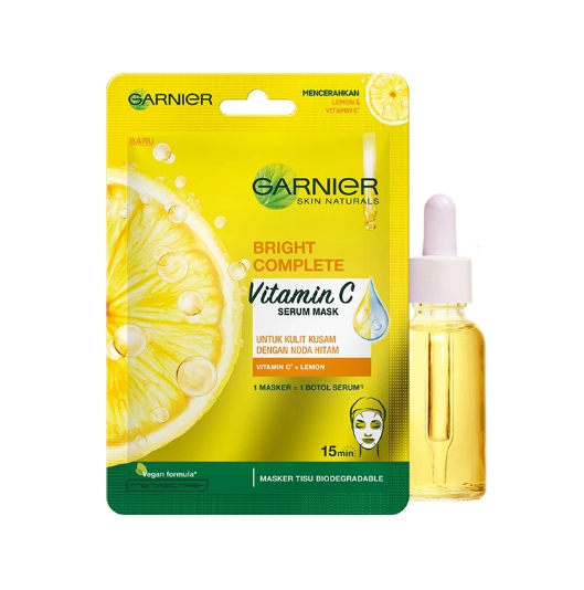 Garnier ｜ Bright Complete Vitamin C Serum Mask
