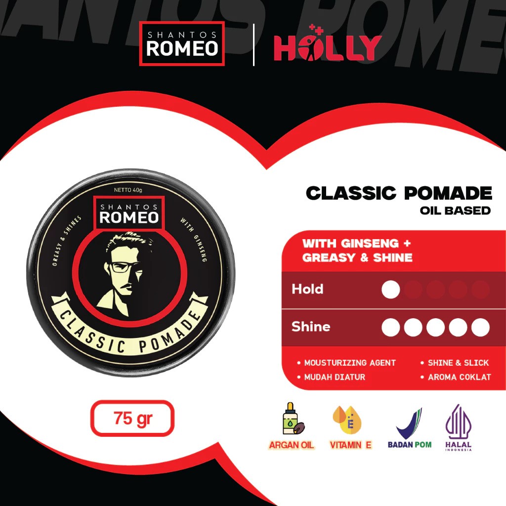 Sekawan Cosmetics Shantos Romeo Classic Pomade