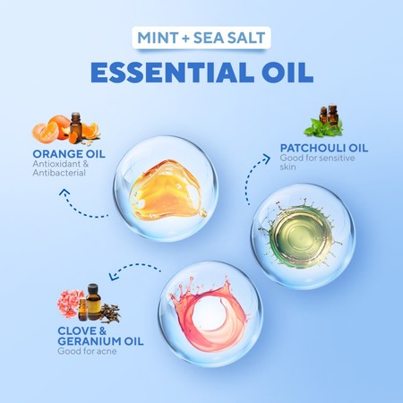 Biodef Body Wash dengan Antiseptik Alami Mint + Sea Salt
