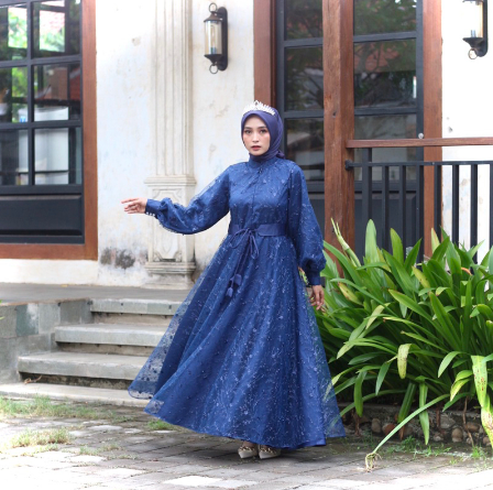  Anggun Wedding Dress Full Brokat