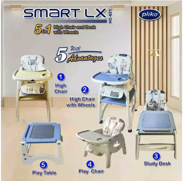 Pliko Smart LX High Chair 4