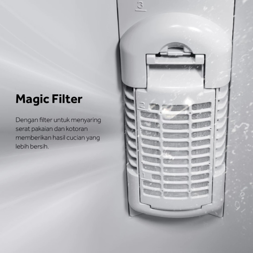 AQUA Japan AQUA Mesin Cuci Twin Tub 20 kg QW-2070HT