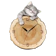 null Jam Dinding Kayu Unik Motif Kucing Lucu 1