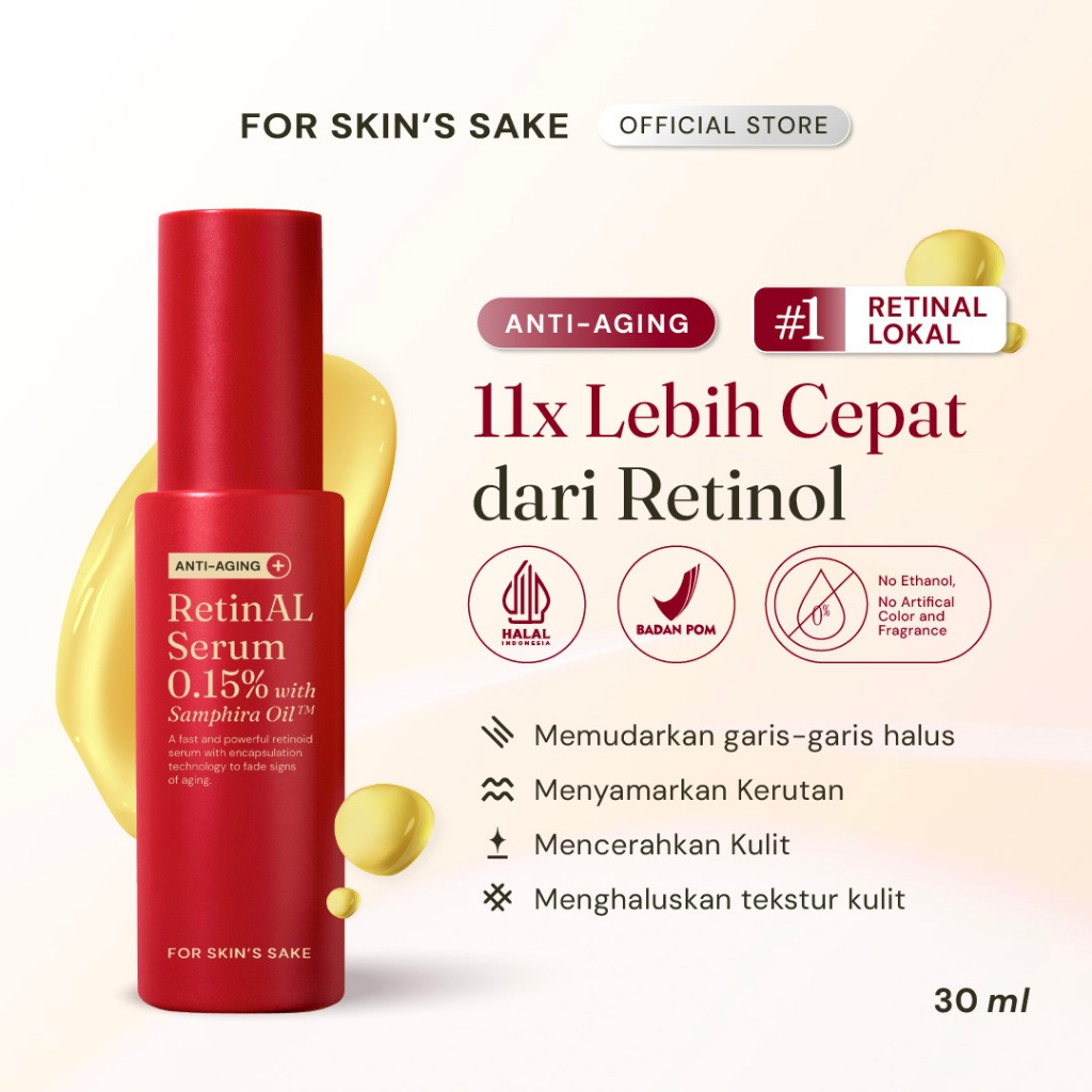 Pillar Brite Care For Skin's Sake RetinAL Serum 0,15% with Samphira Oil