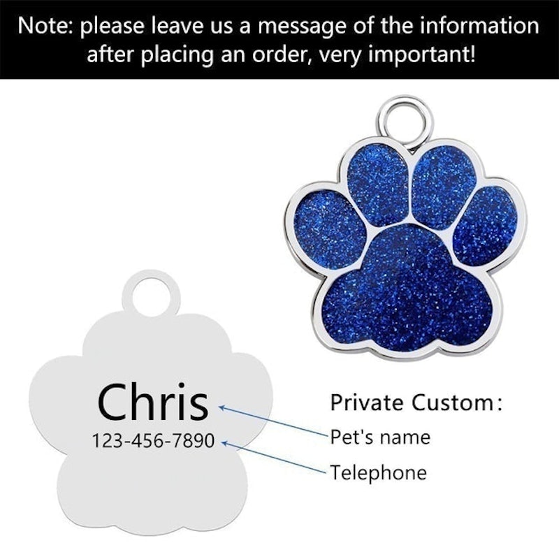 Custom Name Tag Kucing / Anjing Stainless Steel 3