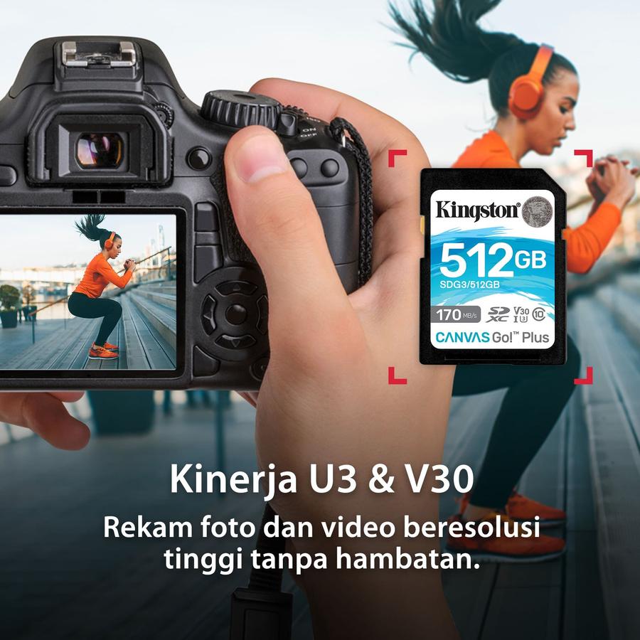 Kingston Technology Kingston Canvas Go! Plus SD Memory Card 128GB