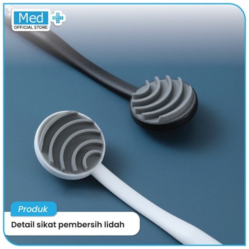 Med+ Sikat Pembersih Lidah 3
