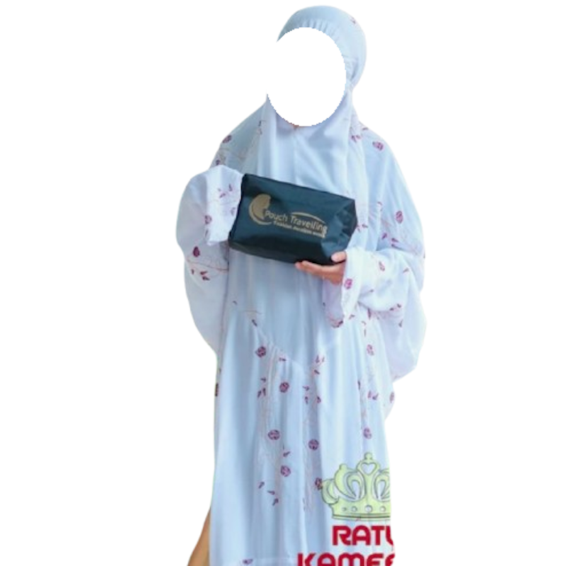 Ratu Kameela Mukena Terusan Bordir Teratai Tulip