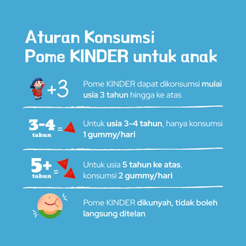 Pome KINDER Curcuma Gummy (Watermelon Flavour) 4