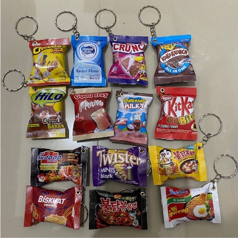 Gantungan Kunci Miniatur Snack 3
