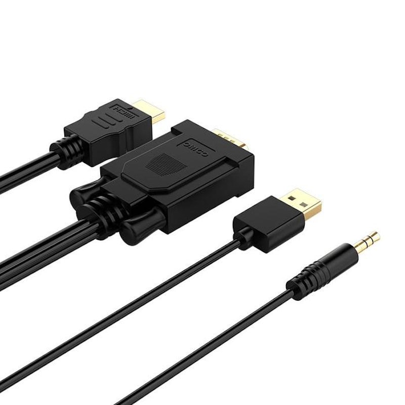 ORICO VGA to HDMI Adapter with Audio and USB Power Cable XD-VATH-10