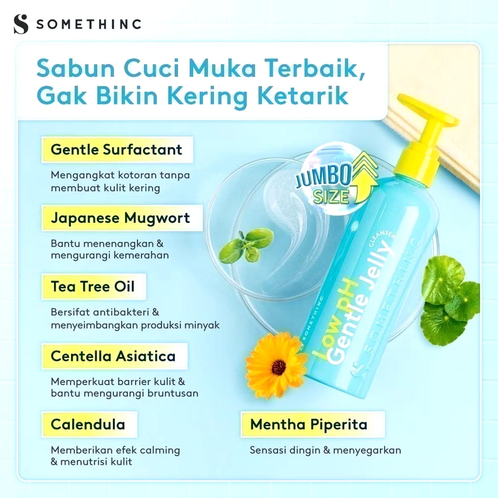 Royal Pesona Indonesia SOMETHINC Low pH Gentle Jelly Cleanser