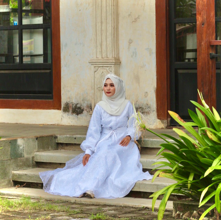  Anggun Wedding Dress Full Brokat