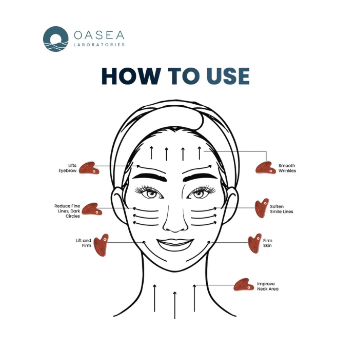 AVO Innovation Technology Oasea White Jade Gua Sha Tool 