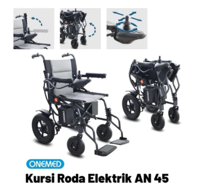 Jayamas Medica Industri Onemed Kursi Roda Elektrik Lipat AN45