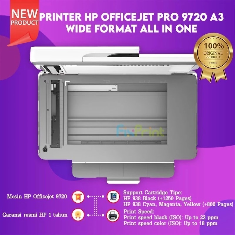 OfficeJet Pro Wide Format All-in-One Printer 4