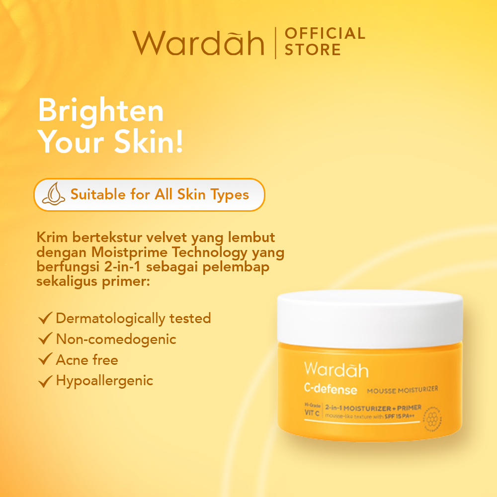 Wardah C-Defense Mousse Moisturizer