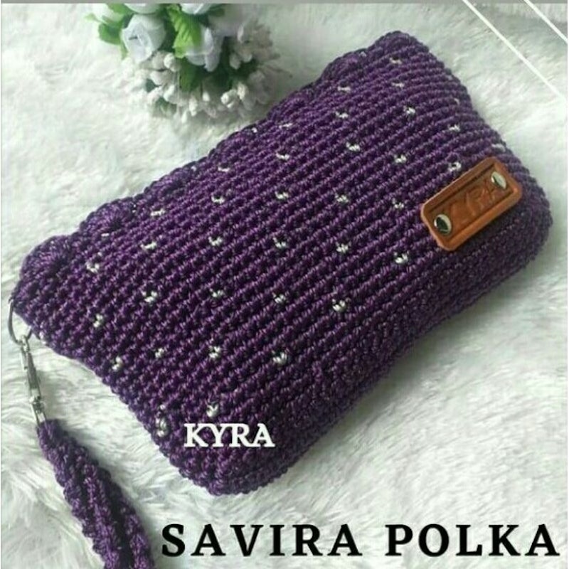 Dompet Rajut Savira Polka 4
