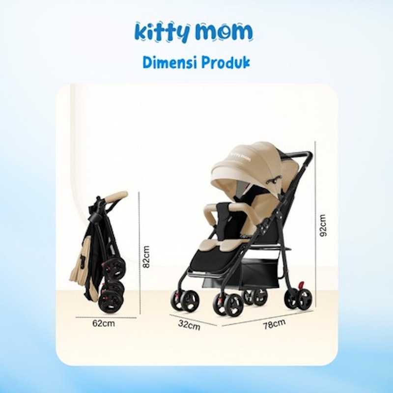 Kitty Mom Stroller Bayi Lipat 5