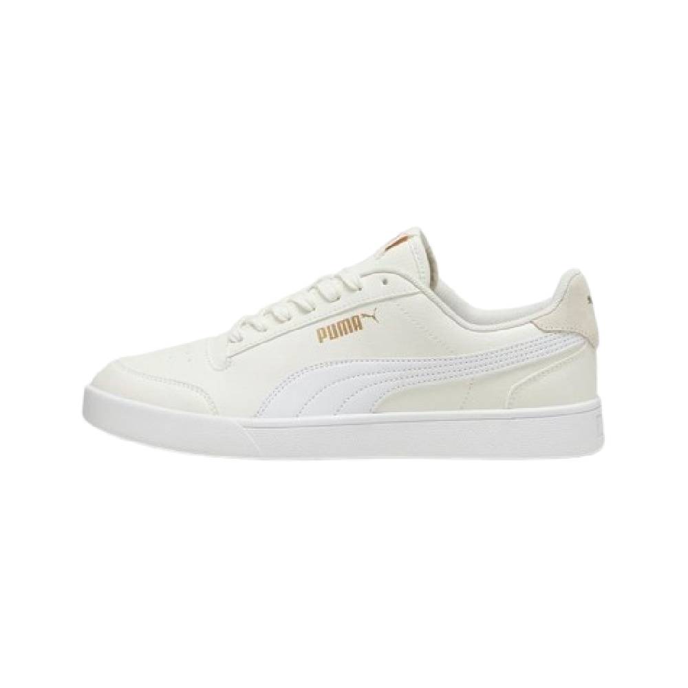 PUMA Shuffle Trainers Warm White Gold 1