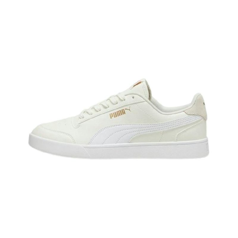 PUMA Shuffle Trainers Warm White Gold 1