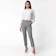 Benhill Celana Tartan Wanita "Narae" Plaid Pants Kotak White 1
