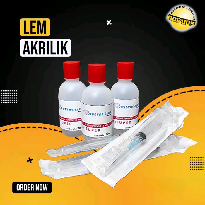  Crystal Glue Lem Akrilik