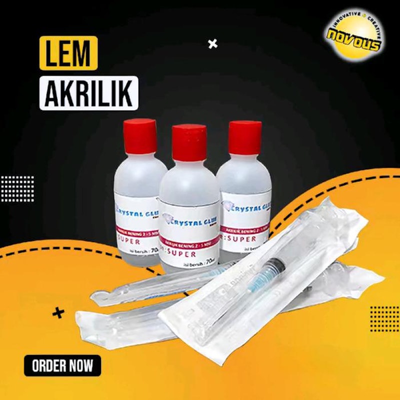 Crystal Glue Lem Akrilik 3