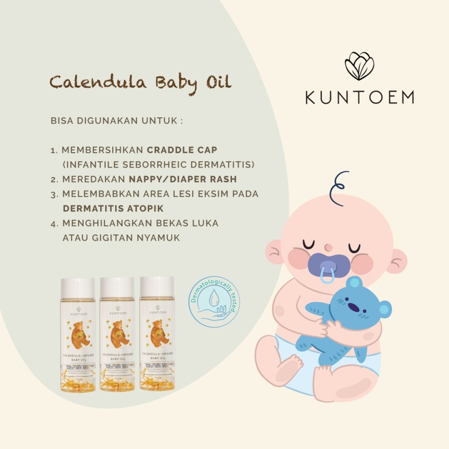 Calendula-Infused Baby Oil 5
