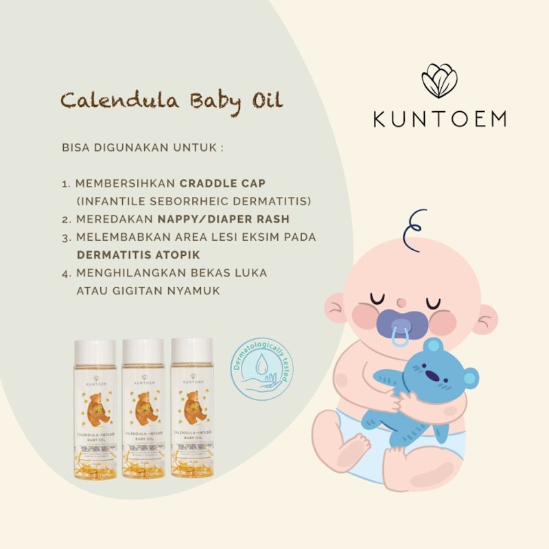 Calendula-Infused Baby Oil 5