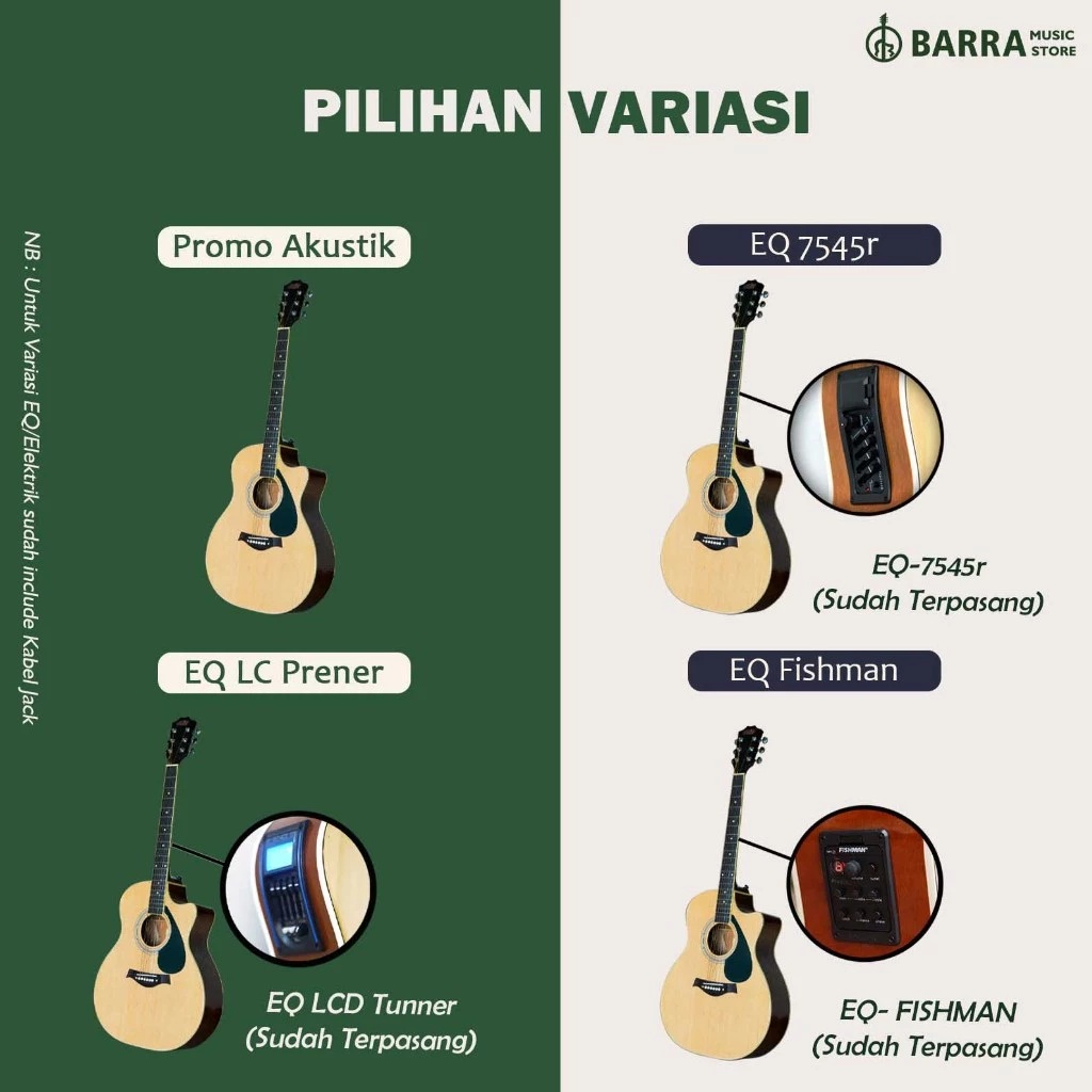 Lesley Akustik Elektrik Eq 7545R AC01