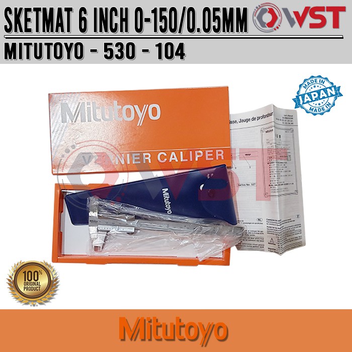 Mitutoyo Indonesia Mitutoyo Vernier Caliper 530-104